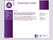 Tablet Screenshot of acupunctuur-leiden.nl